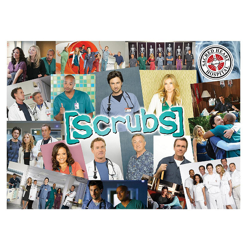 Scrubs Cast Collage 1000 Piece Jigsaw Puzzle Image