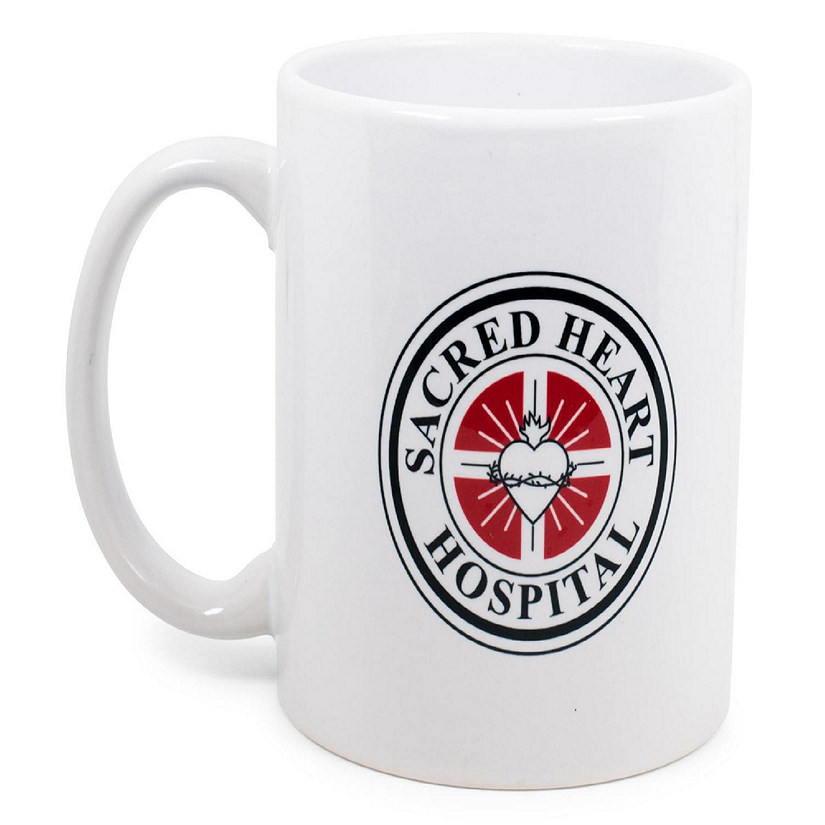 Scrubs Sacred Hearts Hospital Logo Ceramic Mug  Holds 11 Ounces Image