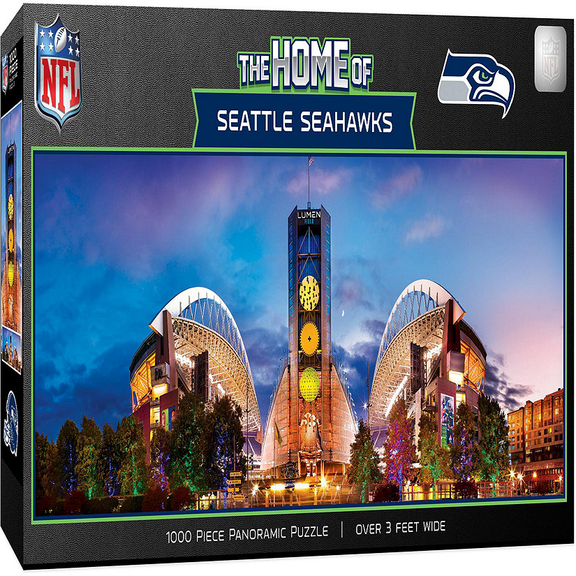 Seattle Seahawks - Stadium View 1000 Piece Panoramic Jigsaw Puzzle Image