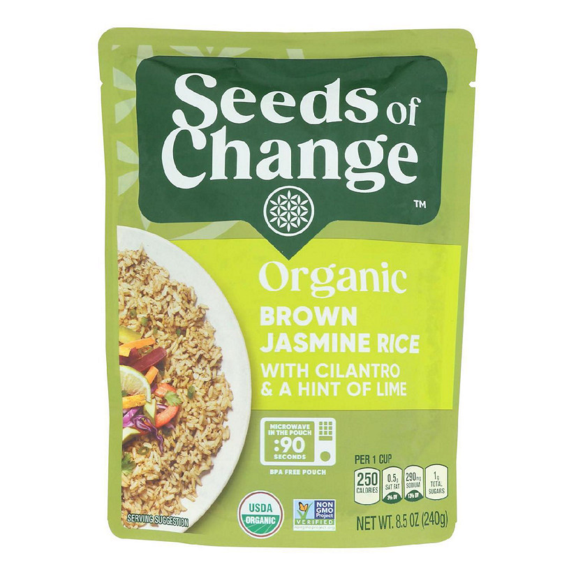 Seeds Of Change - Rice Brn Jas Cil Lime - Case of 12-8.5 OZ Image