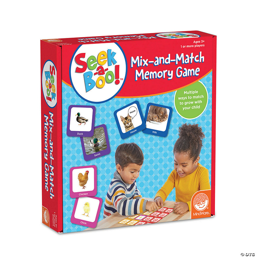 Seek-a-Boo Mix-and-Match Memory Game Image