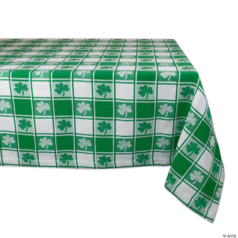 Shamrock Woven Check Tablecloth 52X52 Image
