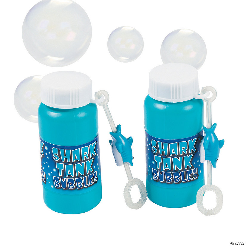 Shark Tank Bubble Bottles - 12 Pc. Image