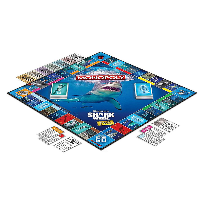 Shark Week Monopoly Board Game Image