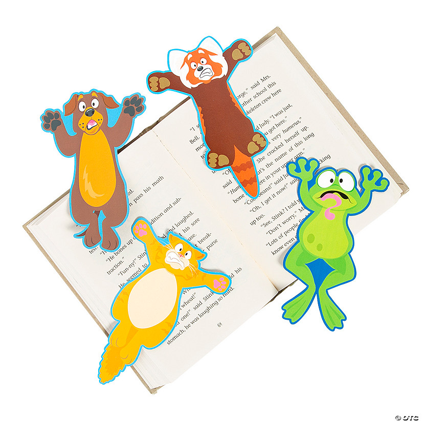 Silly Animal Bookmarks &#8211; 12 Pc.  Image