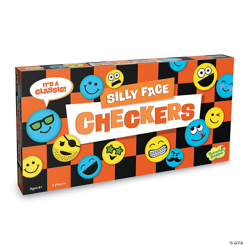 Silly Face Checkers Image