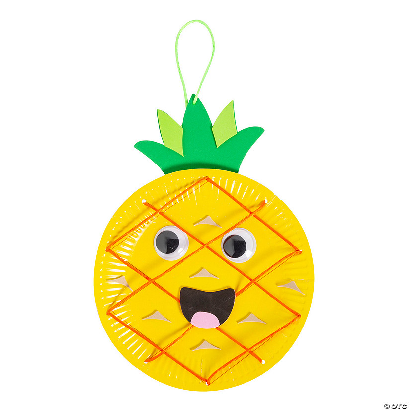 Silly Pineapple Lacing Sign Craft Kit - Makes 12 Image