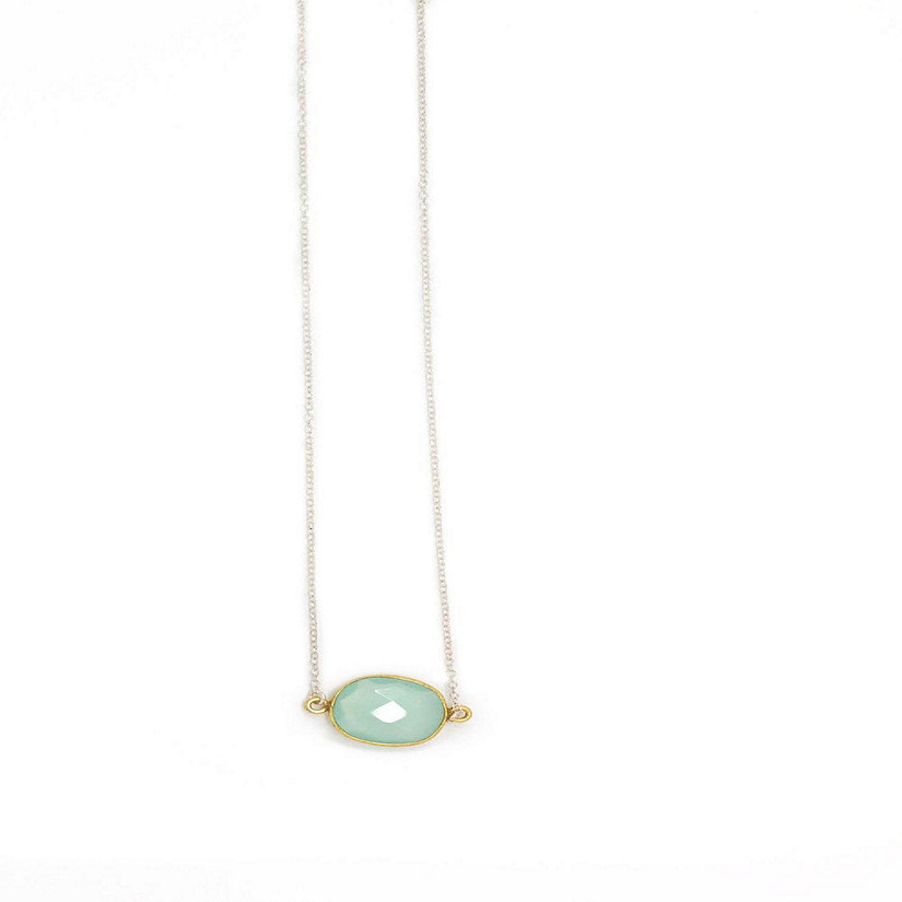 Simple Necklace Chalcedony Image