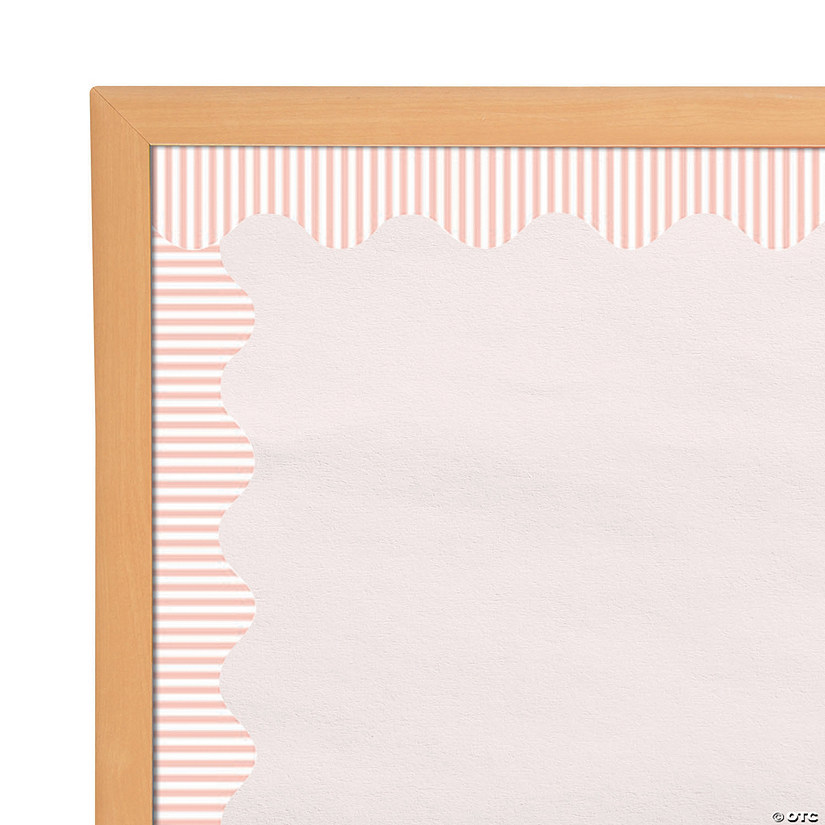 Simply Sassy Pink Striped Bulletin Board Borders - 12 Pc. Image
