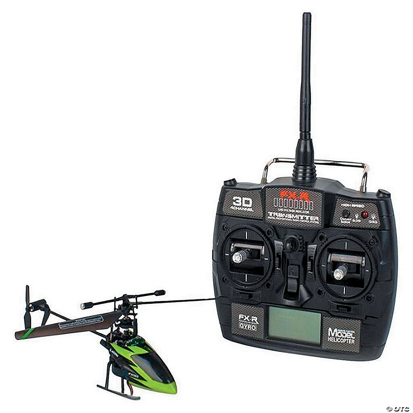 Single-Propeller RC Helicopter with LCD Image