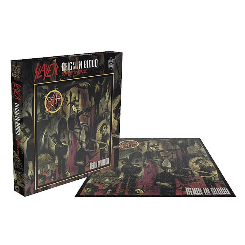 Slayer Reign In Blood 500 Piece Jigsaw Puzzle Image