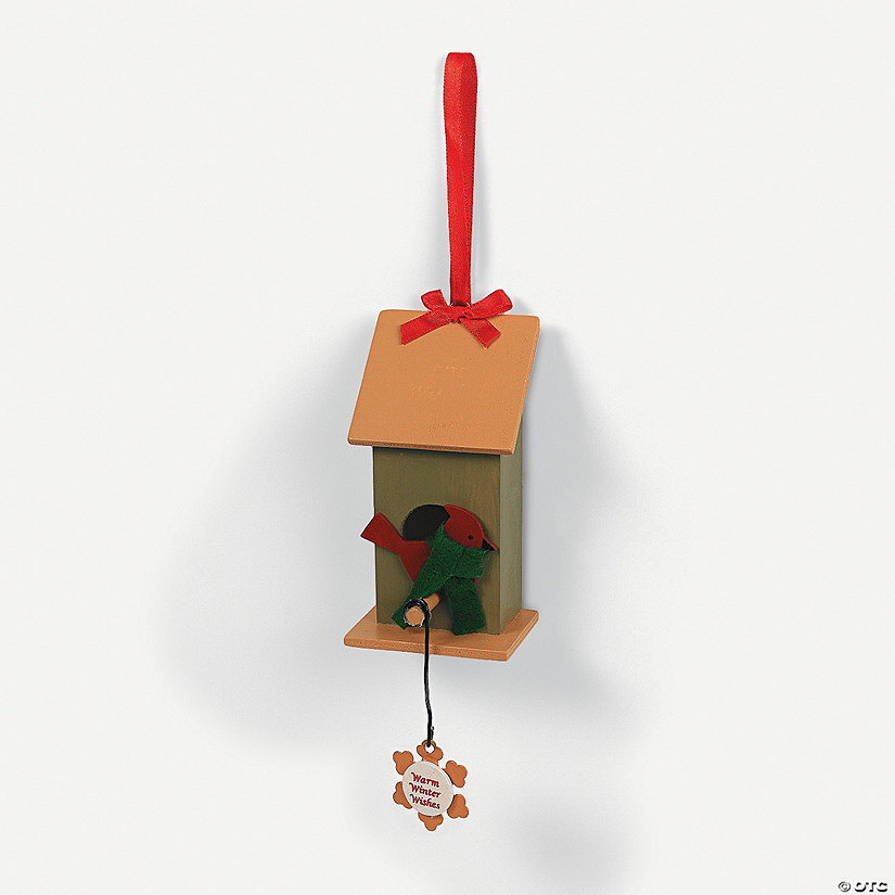 Small Birdhouse Ornament Craft Kit Image