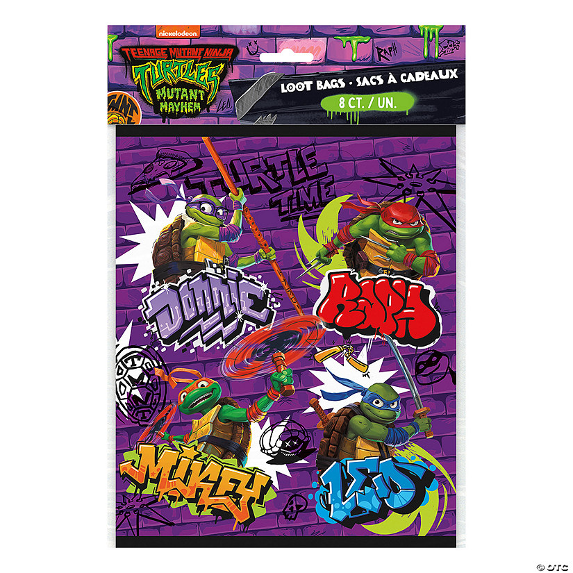 Small Teenage Mutant Ninja Turtles&#8482;: Mutant Mayhem Plastic Goody Bags Image