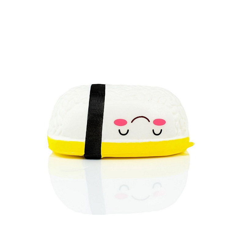 Smiling Tamago Egg Sushi Scented Squishy Foam Toy  Japanese Anime Collection Image