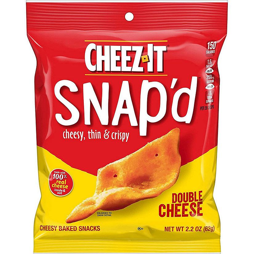 Snap'd Double Cheese, 2.2 oz (Case of 6) Image