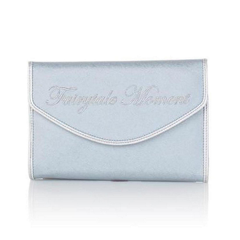 SNOB Essentials Disney Cinderella Fairytale Moment Clutch Jewelry Bag Metallic Blue Handbag Purse Small Designer Womens SE154600 Image