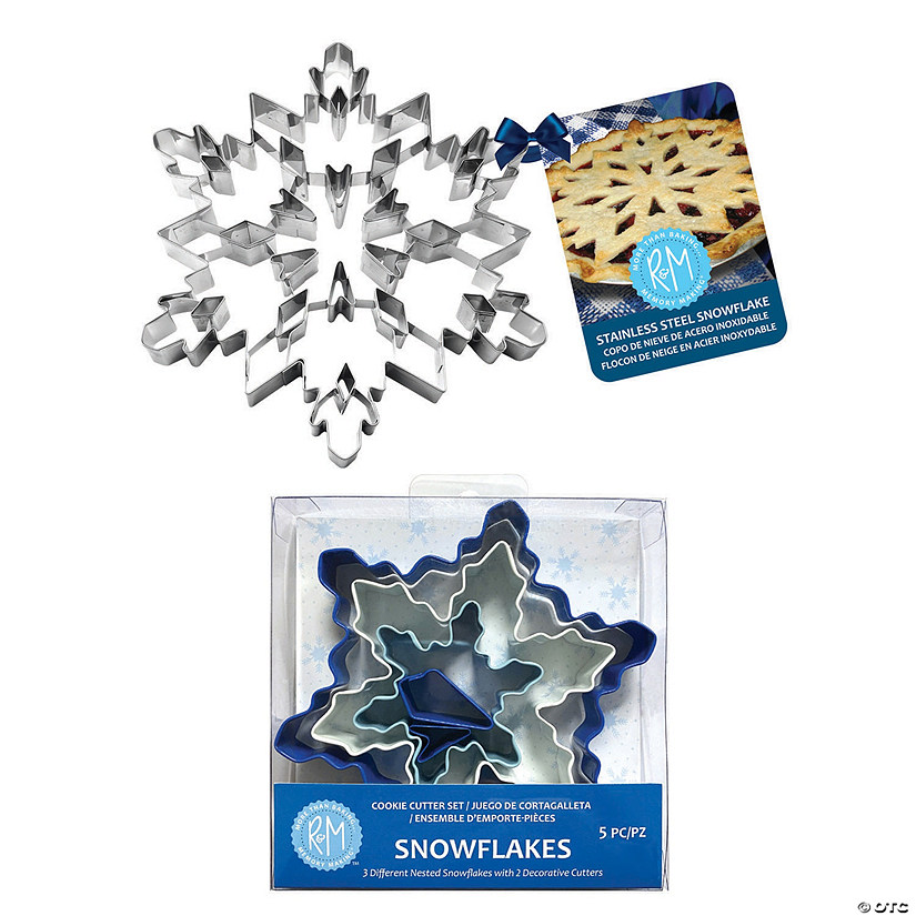 Snowflake 6 Piece Cookie Cutter Set Image