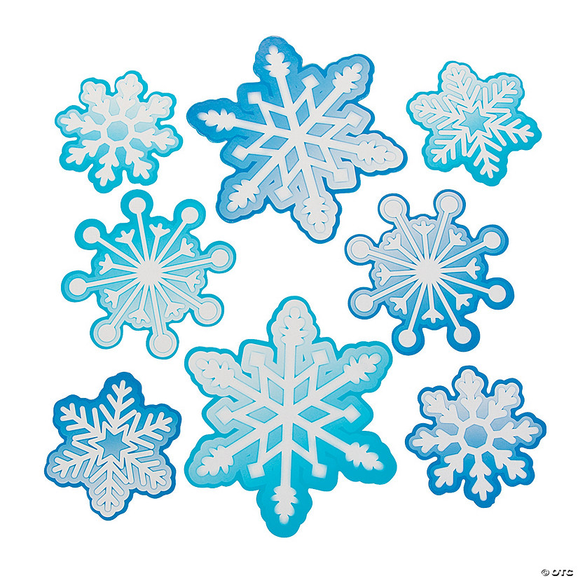 Snowflake Bulletin Board Cutouts - 48 Pc. Image