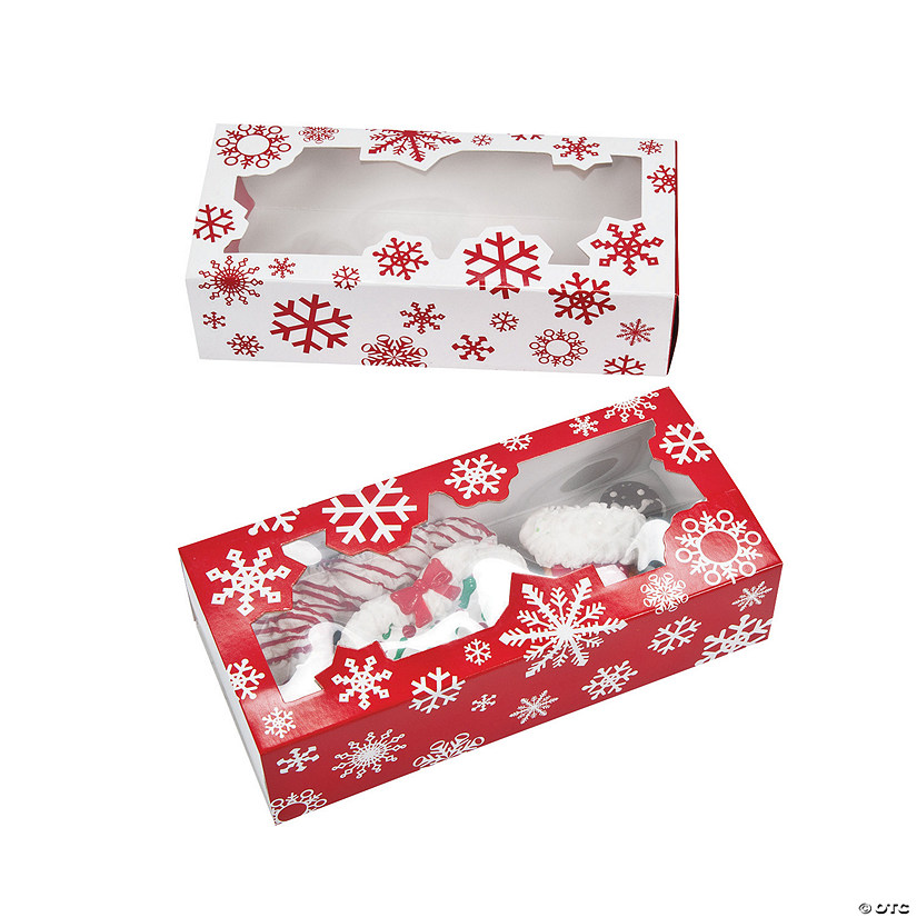 Snowflake Cookie Boxes - 12 Pc. Image