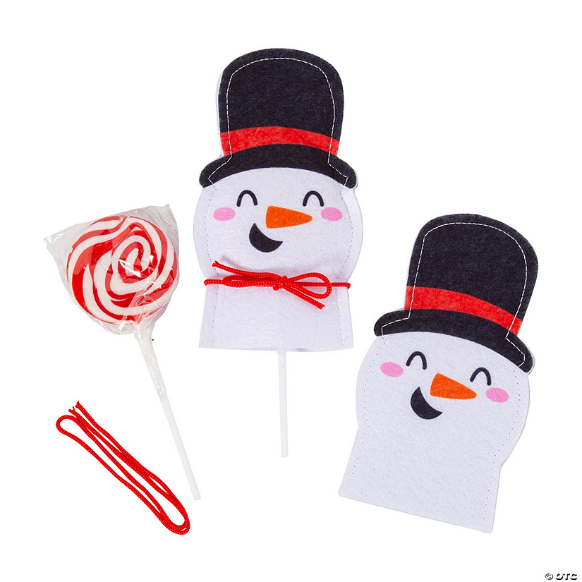 Snowman Lollipop Covers - 12 Pc. Image