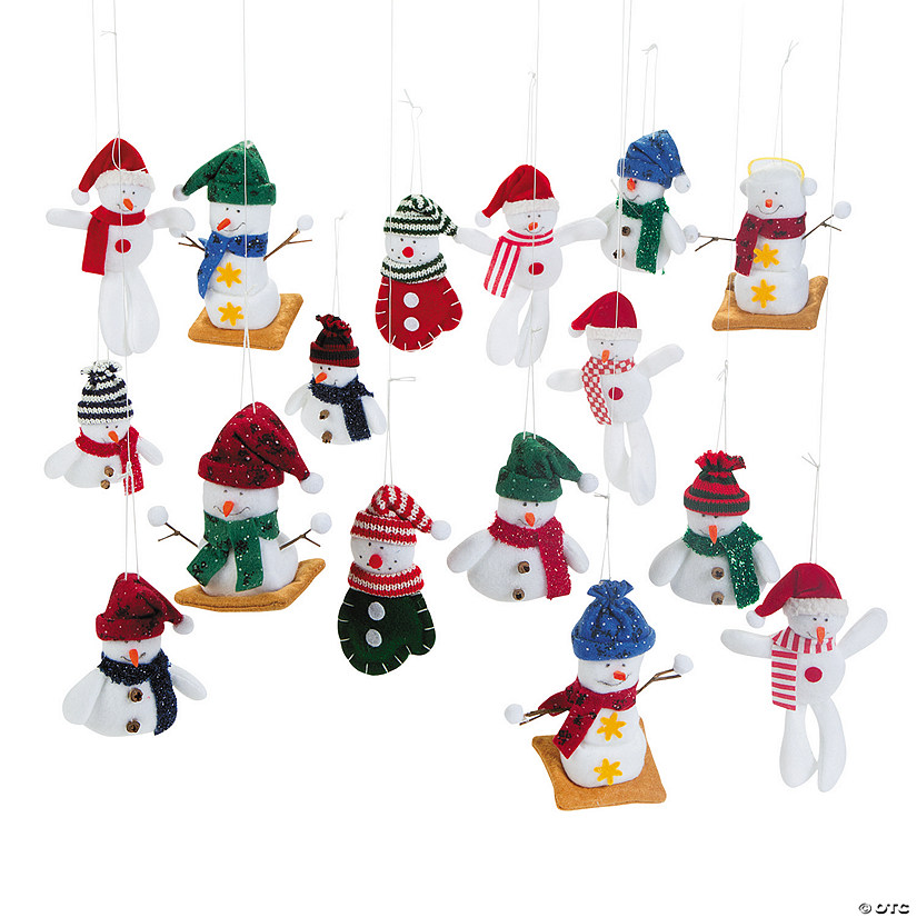 Snowman Ornament Assortment - 50 Pc. Image