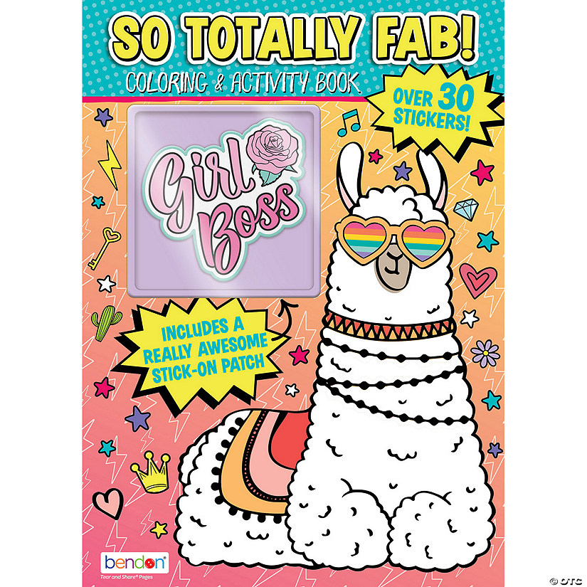 So Totally Fab Coloring & Activity Books - 2 Pc. Image