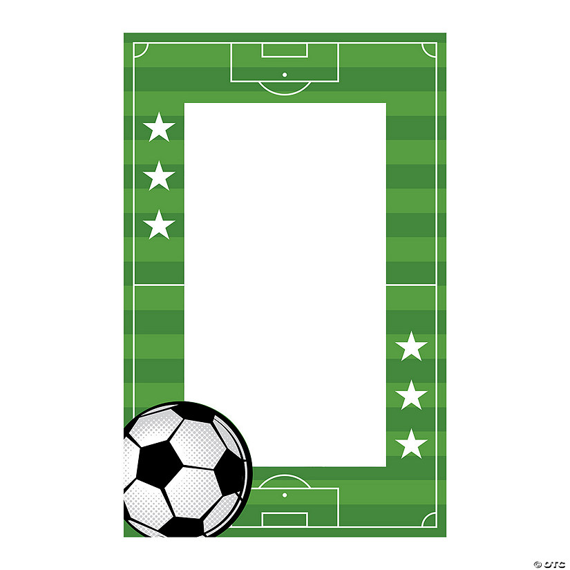 Soccer Ball Photo Booth Frame Image