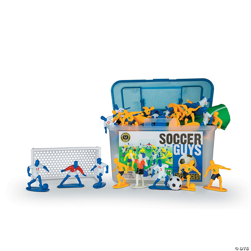 Soccer Guys: Blue & Yellow Action Figures Image