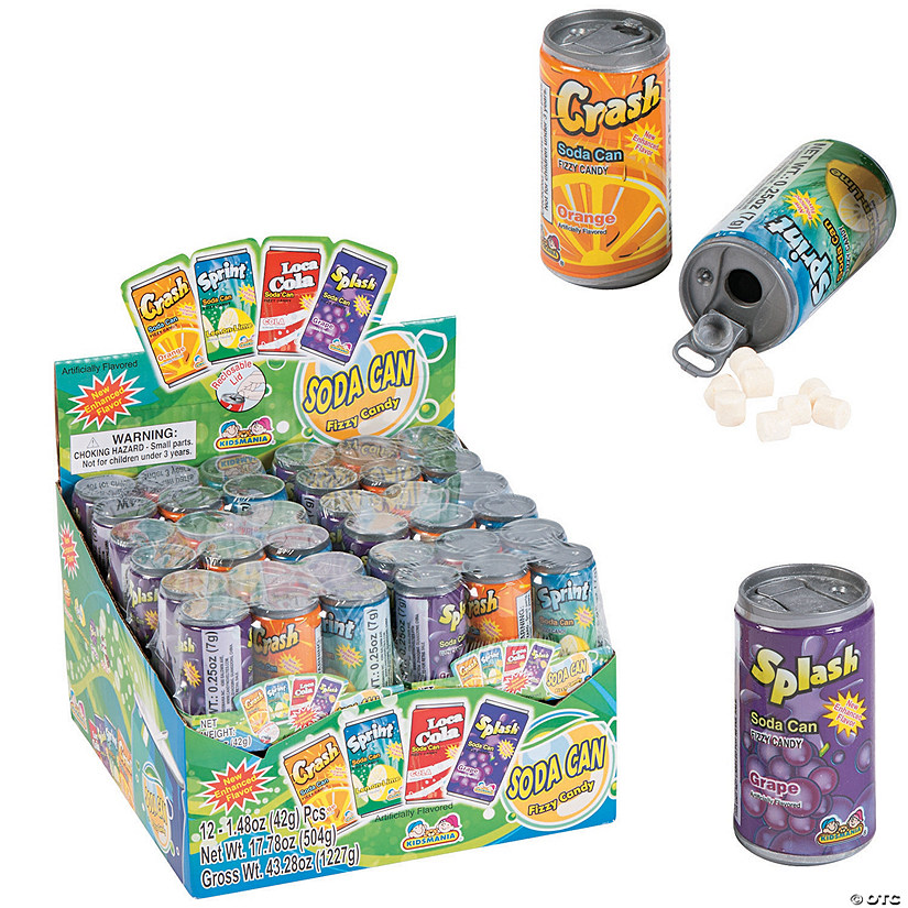 Soda Can Candy - 12 Pc. Image