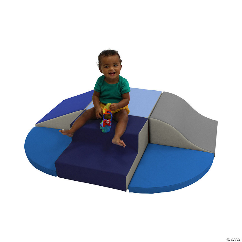 SoftScape Toddler Playtime All Around Climber - Navy/Powder Blue Image
