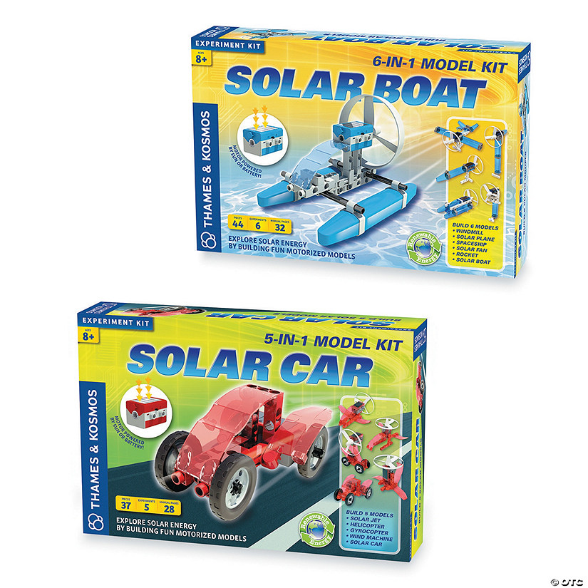 Solar Electric Vehicles Set of 2 Image