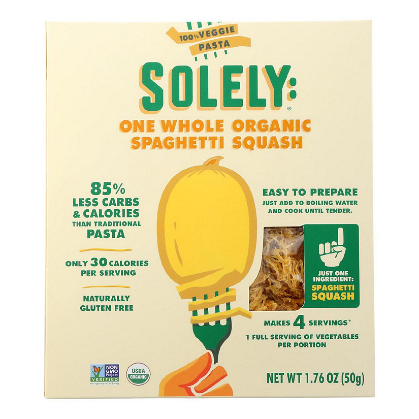Solely - Pasta Spag Squash - Case of 6-1.76 OZ Image