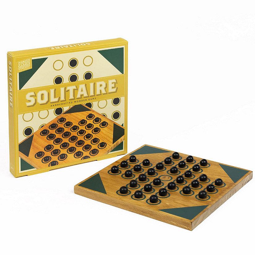 Solitaire  Classic Wooden Family Board Game Image