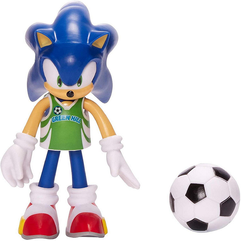 Sonic the Hedgehog 4 Inch Bendable Figure  Soccor Sonic Image