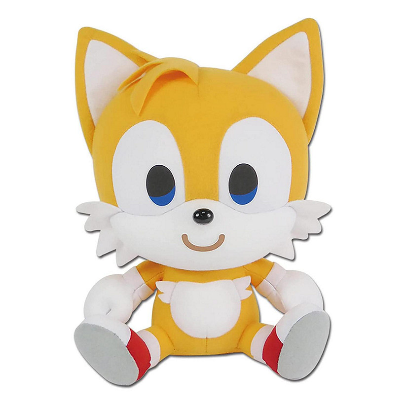 Sonic The Hedgehog 7 Inch Plush  Tails Sitting Image