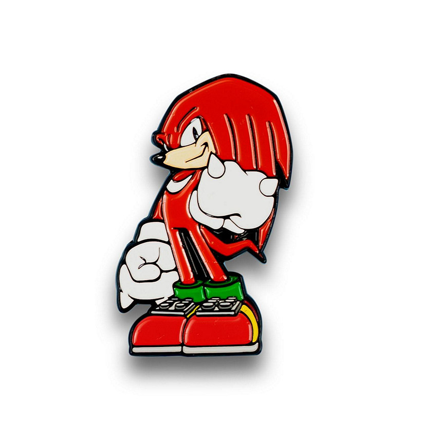 Sonic The Hedgehog Knuckles Enamel Pin  Official Sonic Series Collectible Image