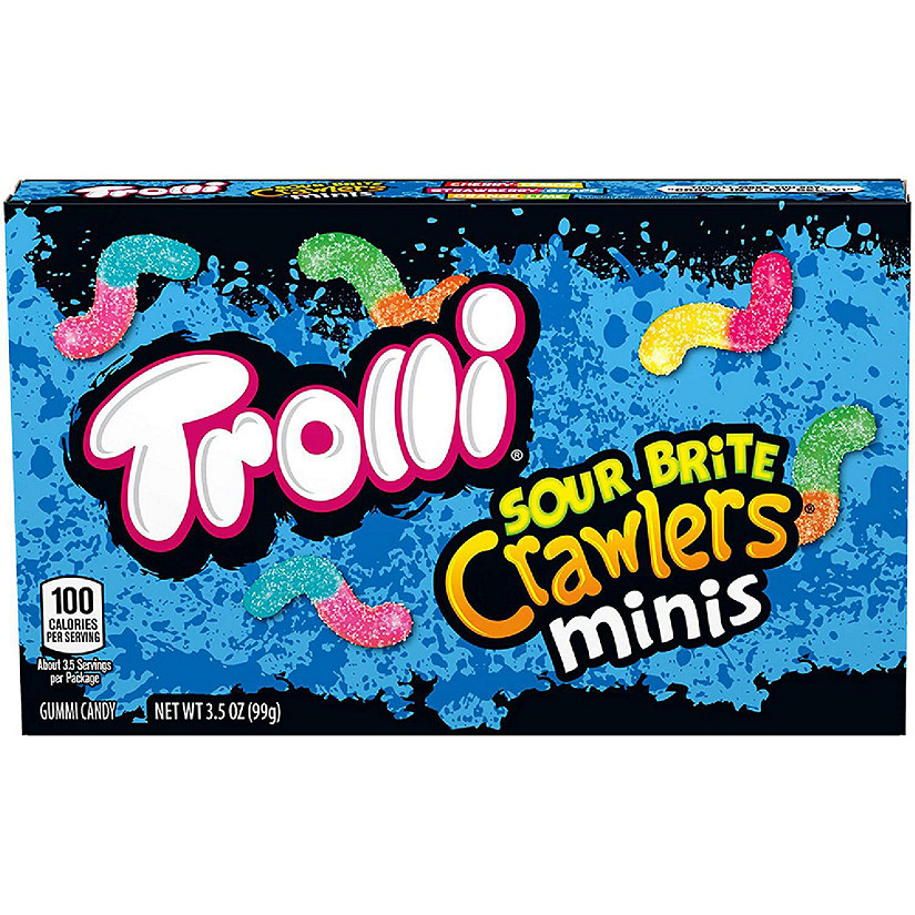 Sour Brite Crawlers Minis, Assorted Flavors, 2 oz (Case of 18) Image