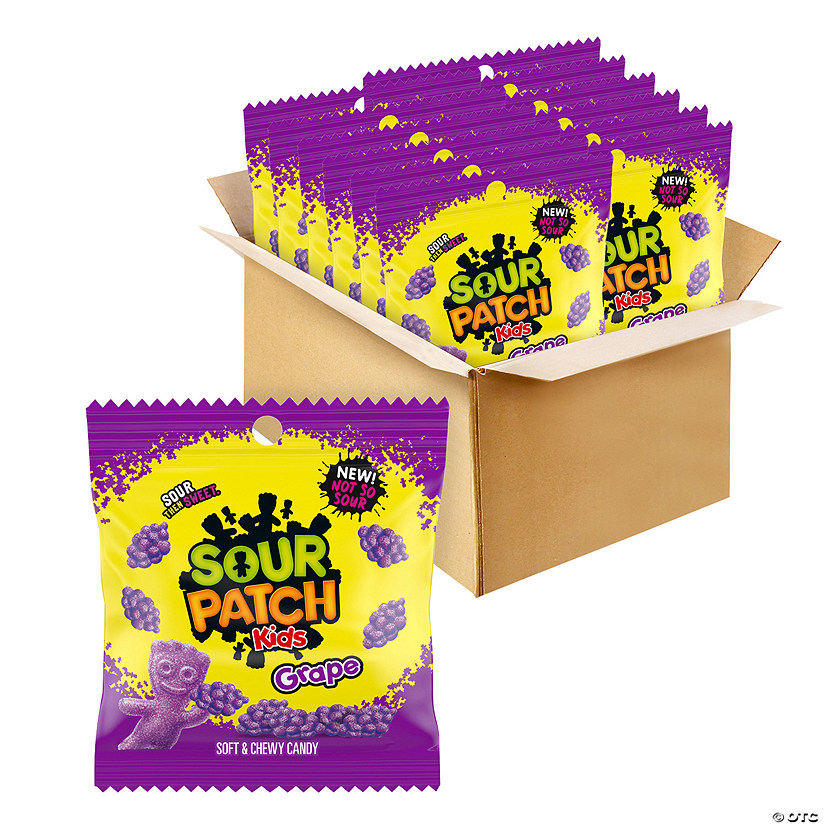 Sour Patch<sup>&#174;</sup> Kids Grape Candy Packs - 12 Pc. Image