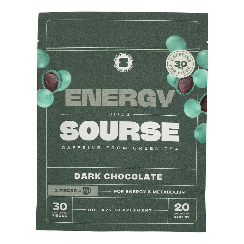 Sourse - Energy Bite Vitamin Infused Chocolate - Case of 6-2.2 OZ Image