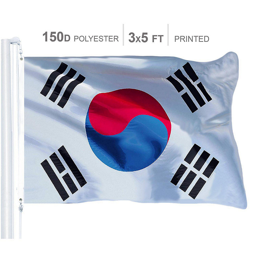 South Korea South Korean 150D Printed Polyester 3x5 Ft Image