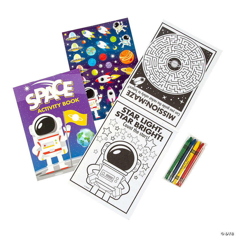 Space Activity Stationery Sets - 12 Pc. Image
