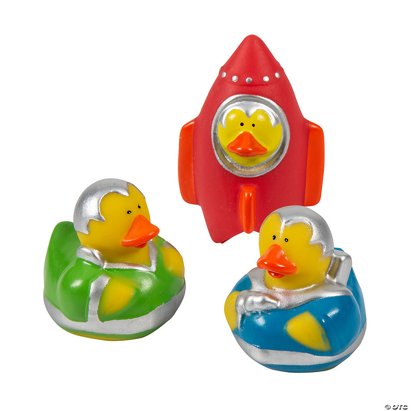 Space Explorer Rubber Ducks - 12 Pc. Image