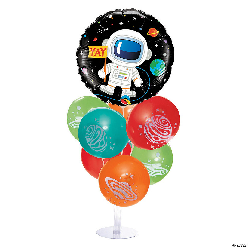 Space Happy Birthday Balloon Centerpieces - 28 Pc. Image