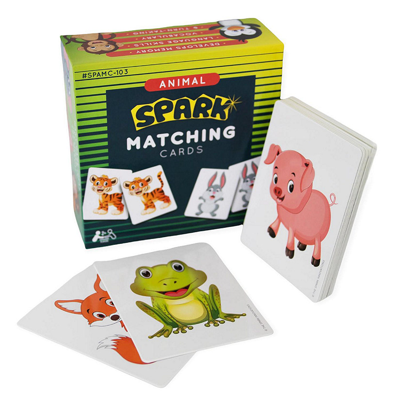 Spark Animal Matching and Memory Card Game Image