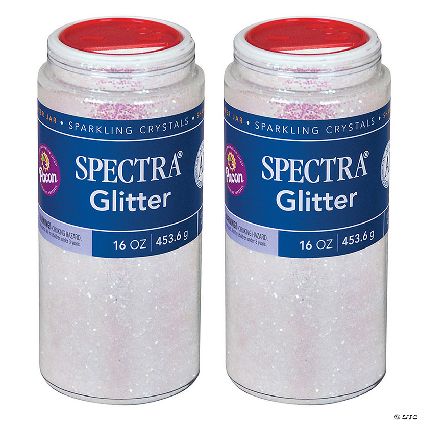 Spectra Glitter, Iridescent, 1 lb. Per Jar, 2 Jars Image