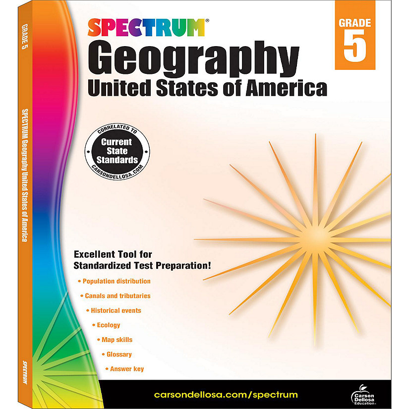 Spectrum Geography, Grade 5 Image