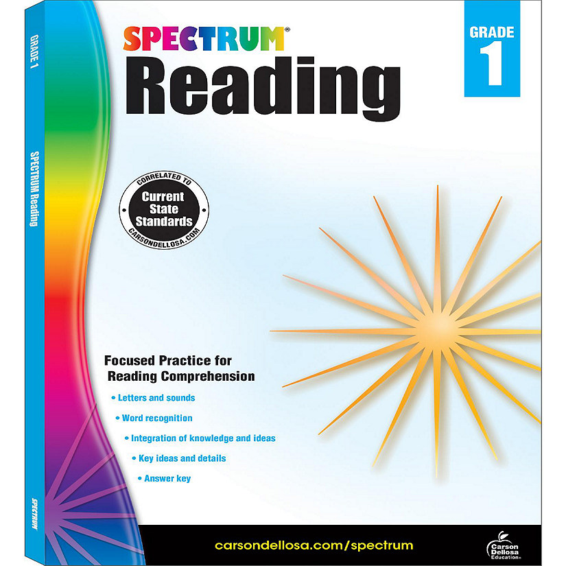 Spectrum Reading Workbook, Grade 1 Image