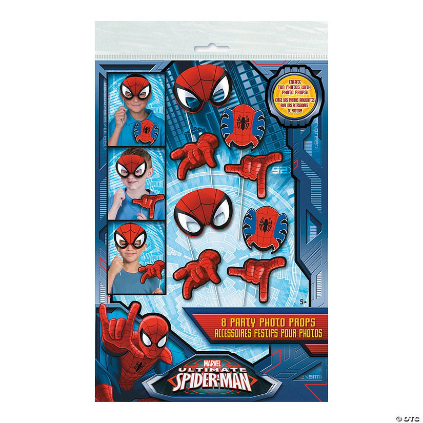 Spider-Man&#8482; Photo Stick Props - 8 Pc. Image
