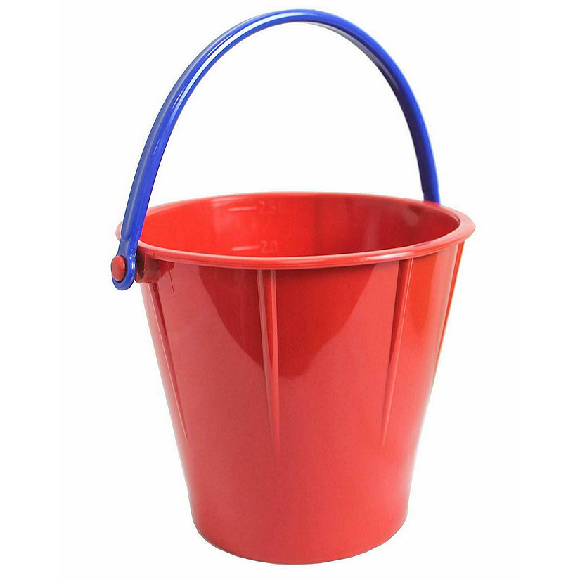 Spielstabil Large Sand Pail - Holds 2.5 Liters - One Included - Colors Vary (Made in Germany) Image