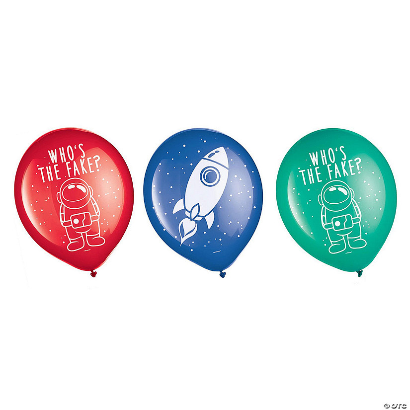 Spies in Space 12" Latex Balloons - 6 Pc. Image